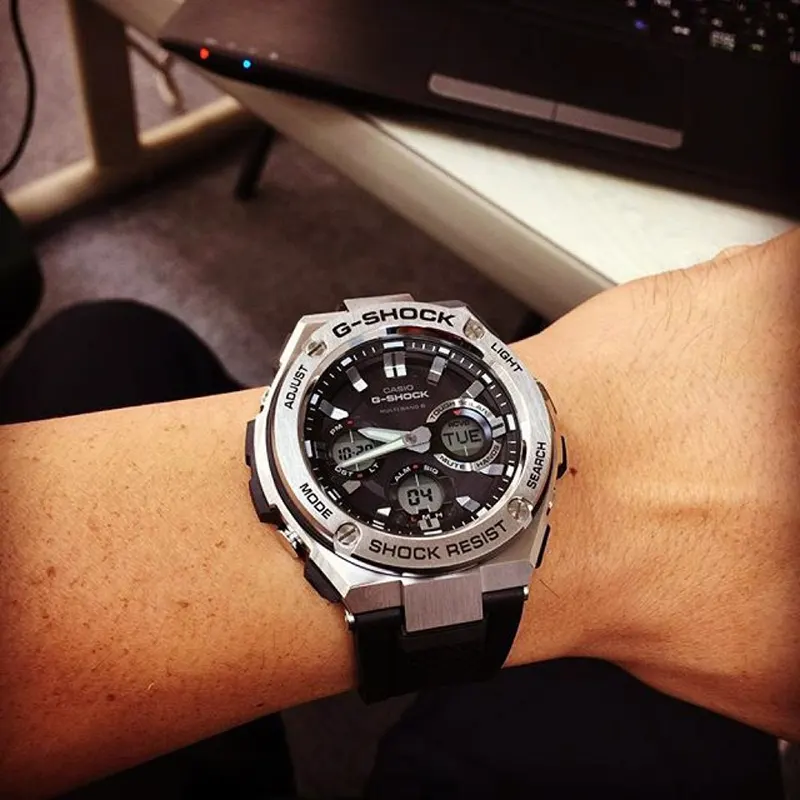 Casio G-shock G-STEEL Digital-Analog Dial Men's Watch- GST-S110-1A